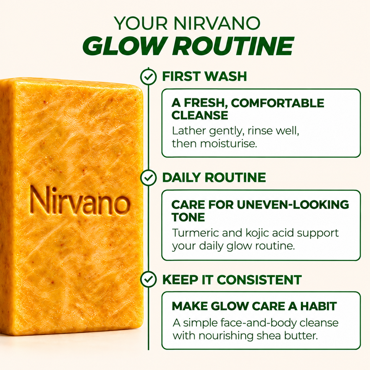 Nirvano Turmeric Fade & Glow Bar