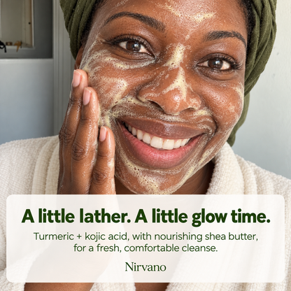 Nirvano Turmeric Fade & Glow Bar — real customer results, unretouched