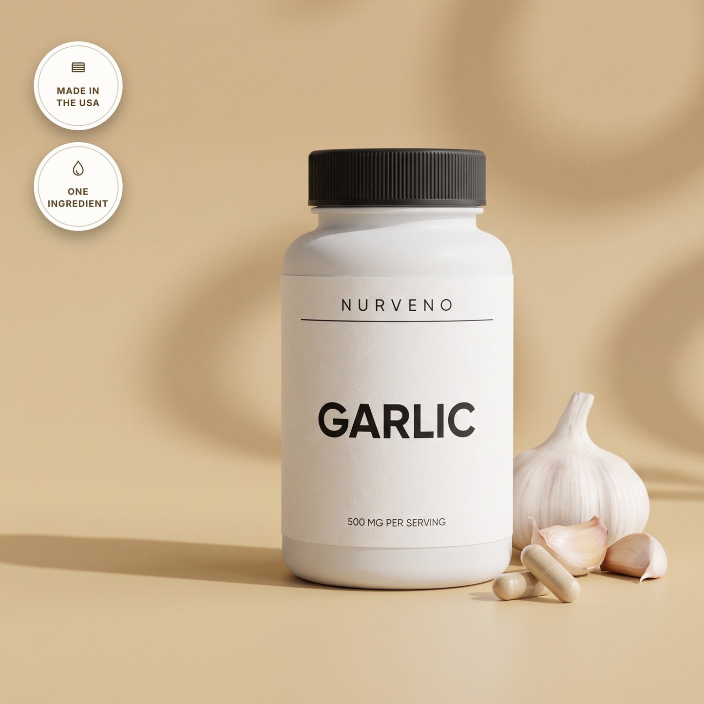 Odorless Garlic Extract Capsules