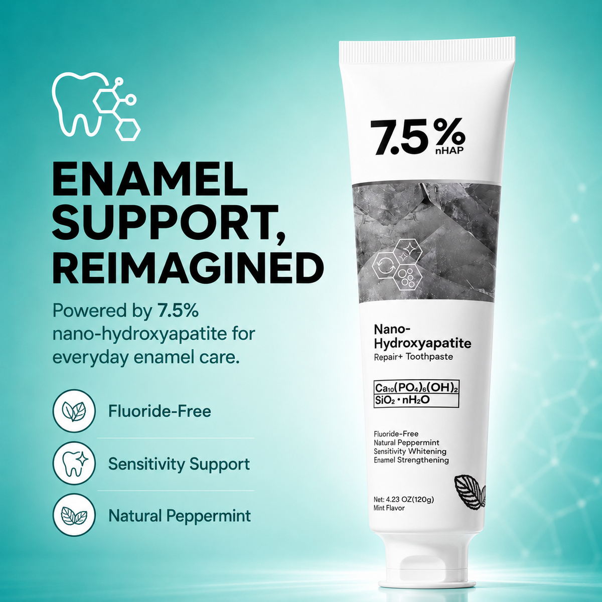 Enamel support reimagined